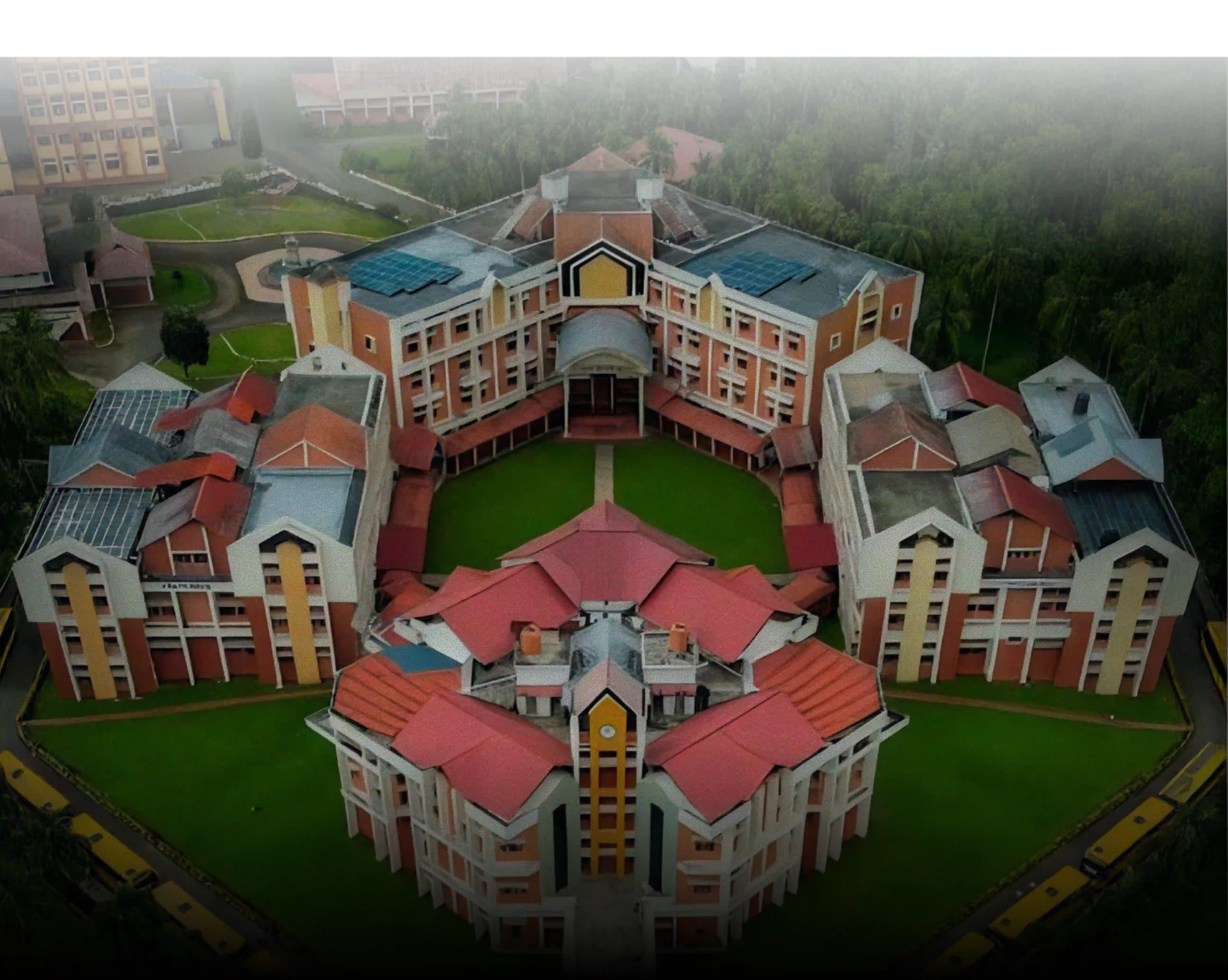 SJCET Palai Aerial Campus View